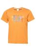 CHILLAZ TIME TO CHILL-ORANGE BROWN-M pánské tričko oranžovo hnědé