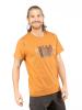 CHILLAZ TIME TO CHILL-ORANGE BROWN-M pánské tričko oranžovo hnědé