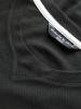 KAPRUN MOUNTAIN SKYLINE-BLACK MELANGE-M pánské triko s dlouhým rukávem černé