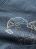 KAPRUN FRIEND-DARK BLUE MELANGE-L pánské triko s dlouhým rukávem tmavě modré