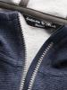 ZERMATT-GREY/BLUE MELANGE-XL pánská bunda šedomodrá