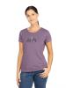 GANDIA MOUNTAINBIKE FLOWERS-DARK VIOLET-36 dámské tričko tmavě fialové