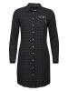 SANTORIN-BLACK DENIM-40 dámské šaty černé denim