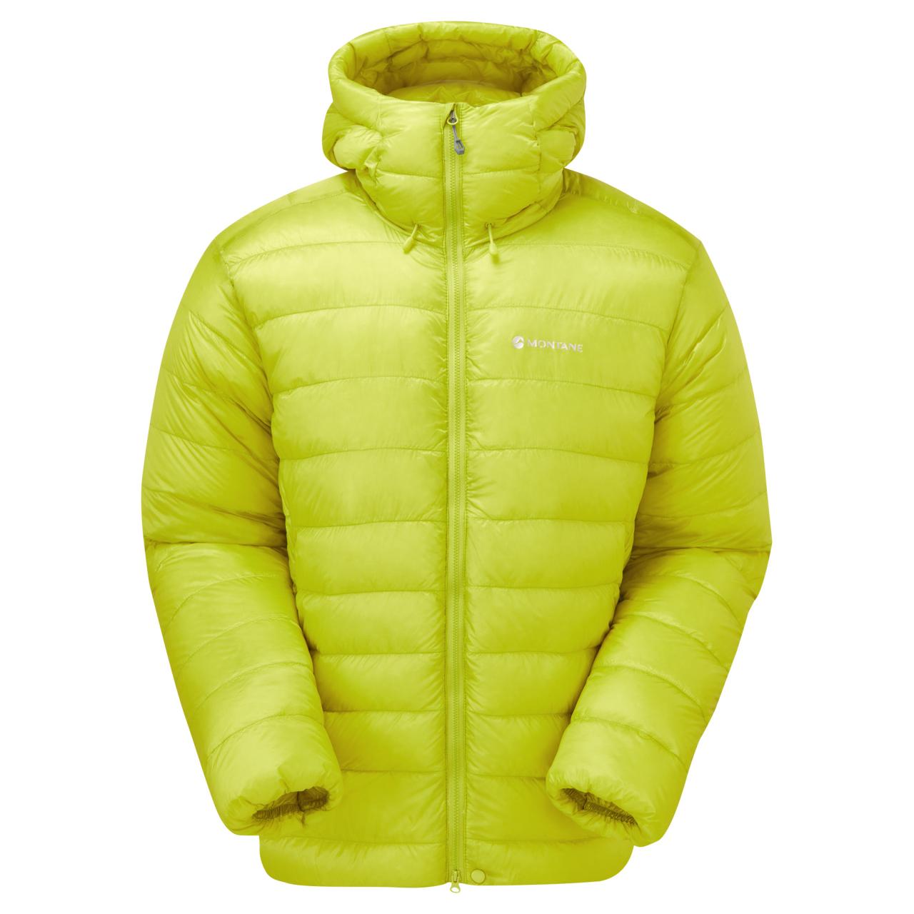 ALPINE 850 HOODIE-CITRUS SPRING-XL pánská bunda žlutozelená