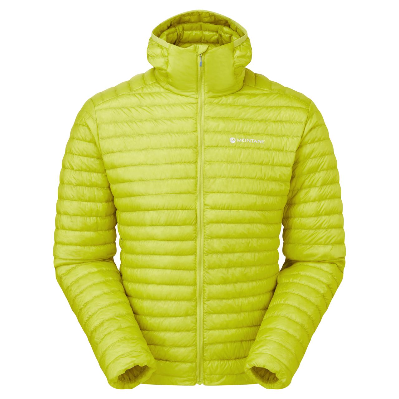 ALPINE 850 NANO HOODIE-CITRUS SPRING-M pánská bunda žlutozelená