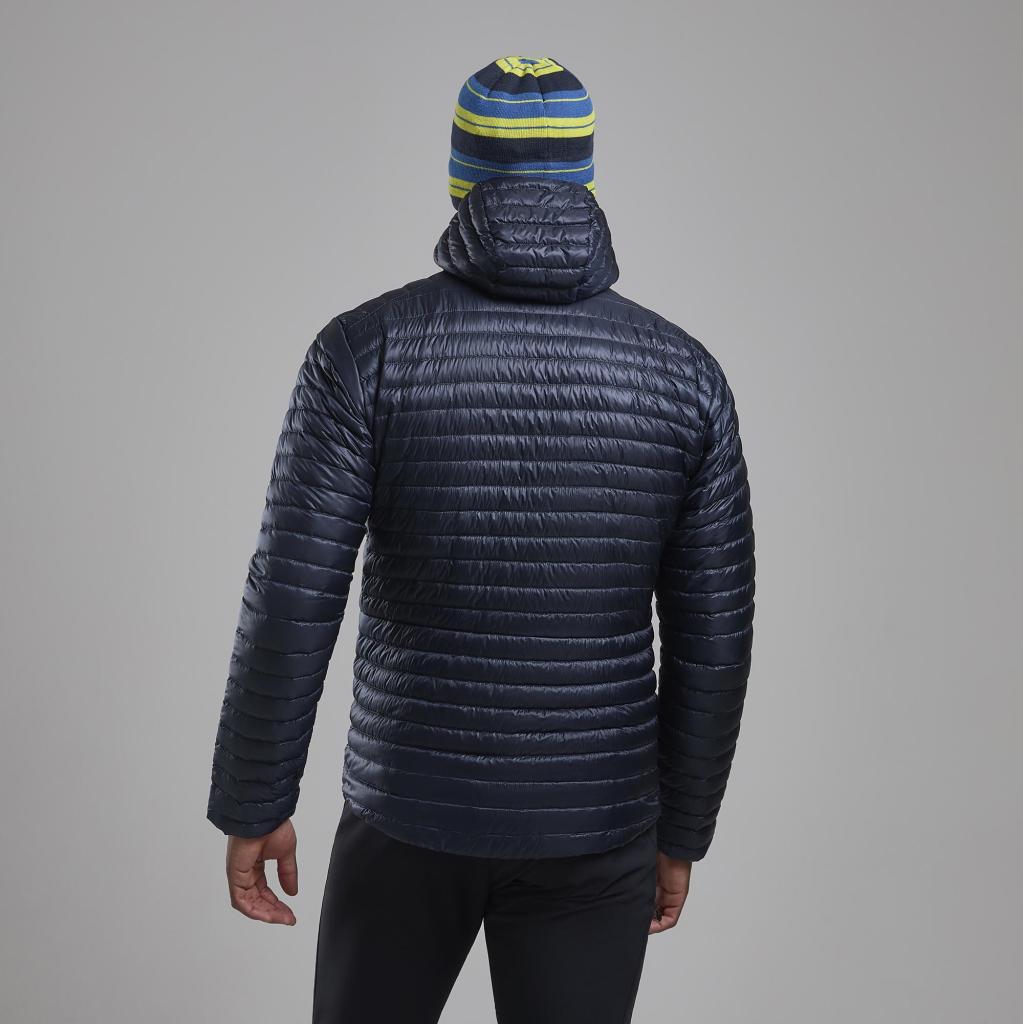 ALPINE 850 NANO HOODIE-ECLIPSE BLUE-M pánská bunda modrá