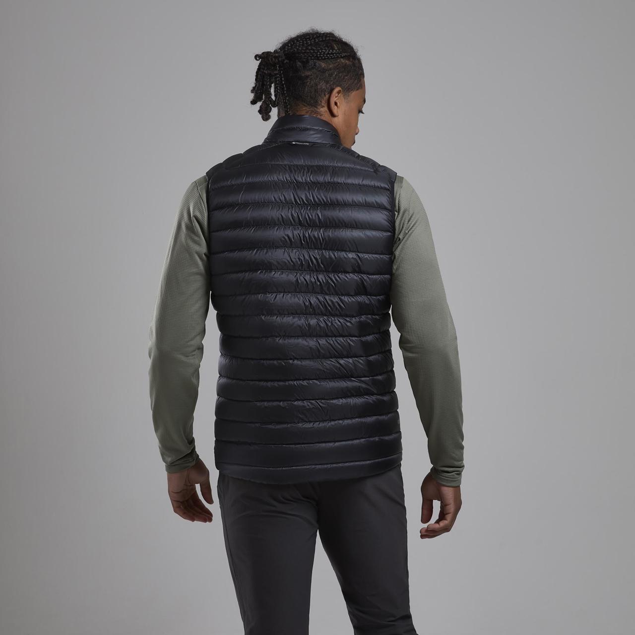 ANTI-FREEZE GILET-BLACK-M pánská vesta černá