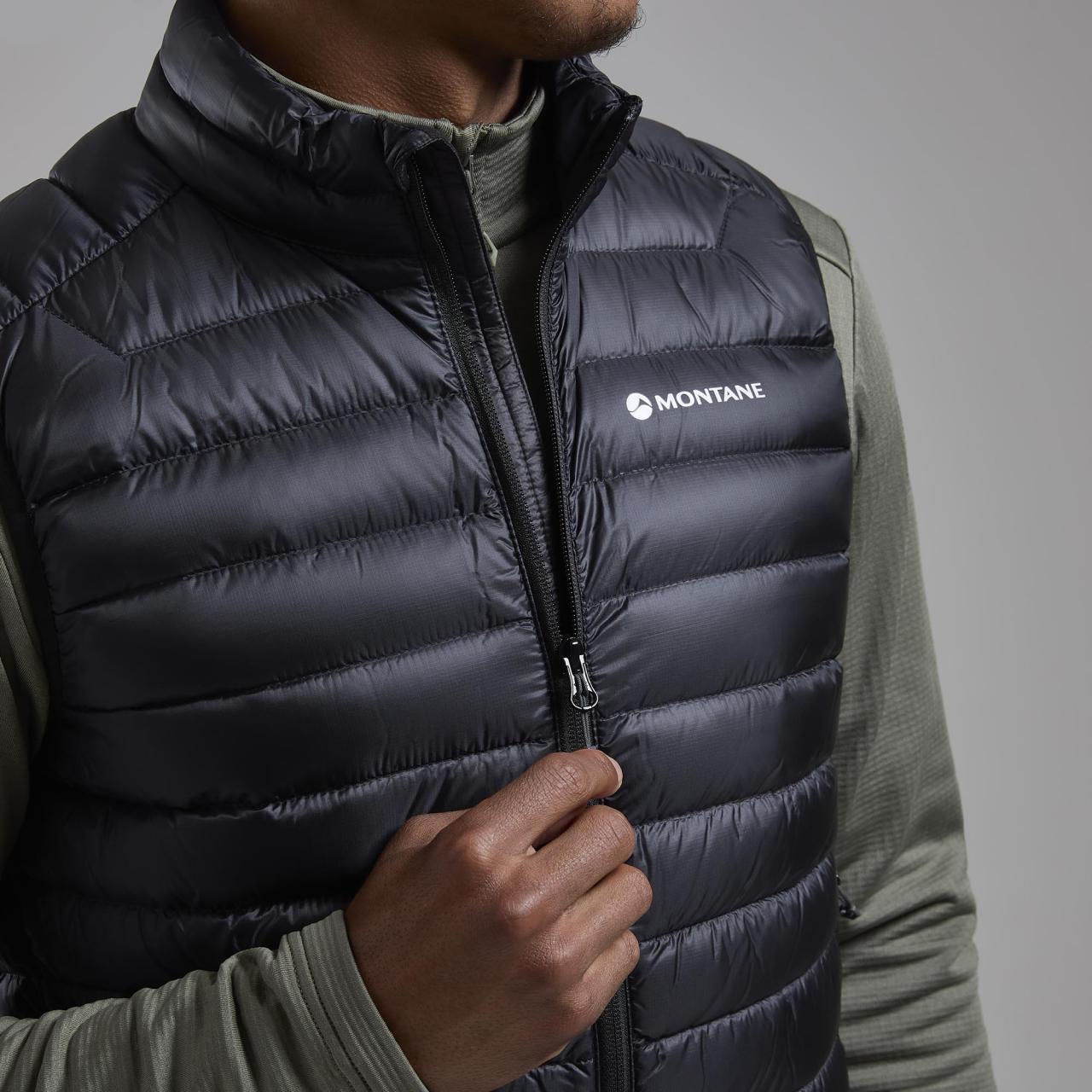 ANTI-FREEZE GILET-BLACK-S pánská vesta černá