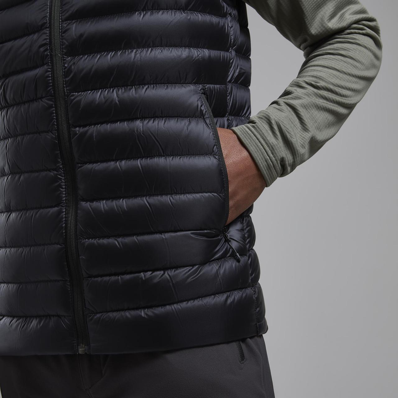 ANTI-FREEZE GILET-BLACK-S pánská vesta černá