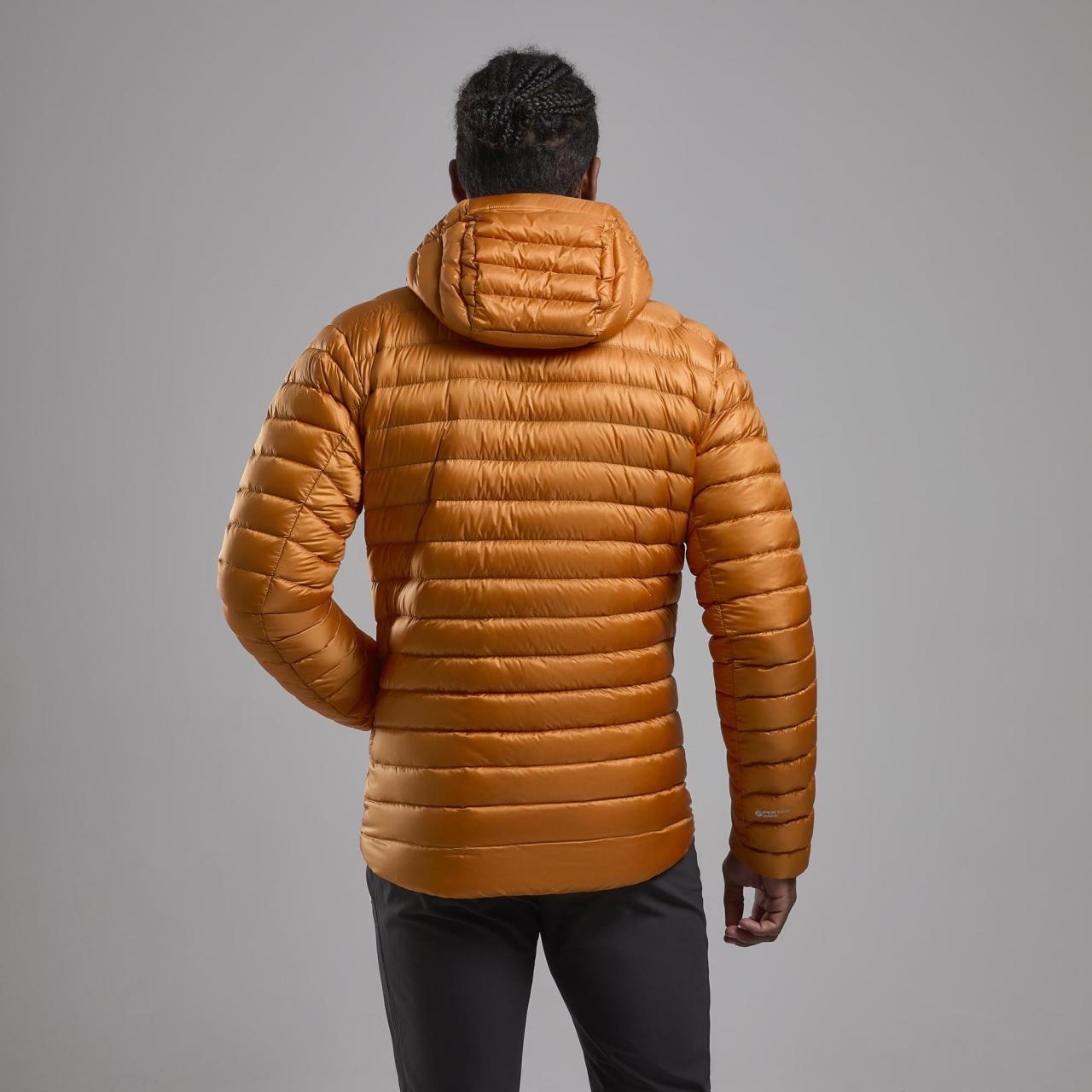 ANTI-FREEZE HOODIE-FLAME ORANGE-M pánská bunda žlutooranžová