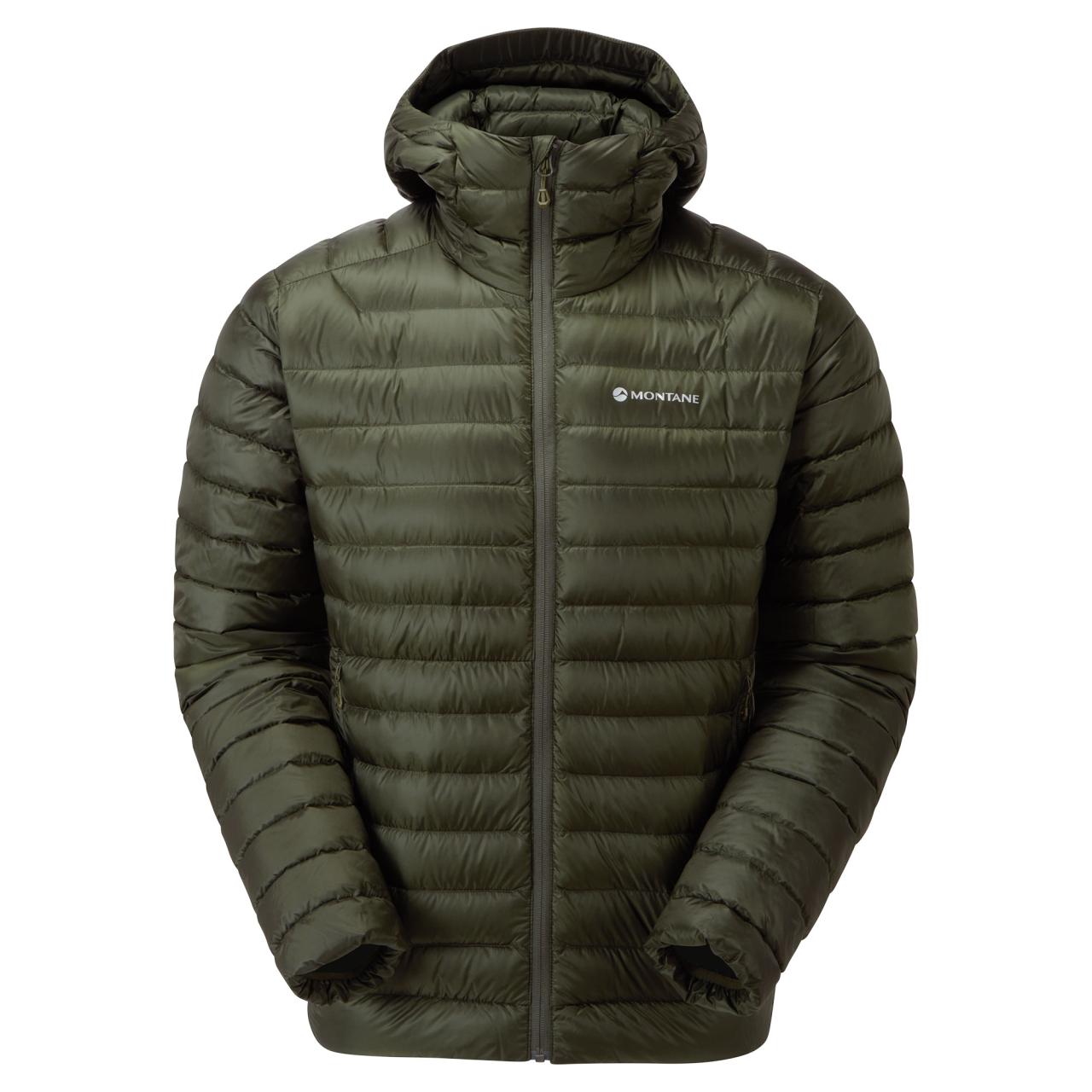 ANTI-FREEZE HOODIE-OAK GREEN-S pánská bunda zelená