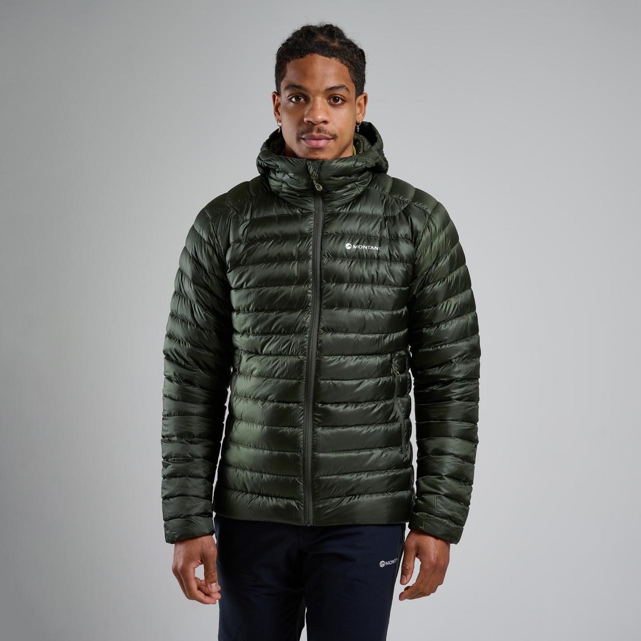 ANTI-FREEZE HOODIE-OAK GREEN-L pánská bunda zelená