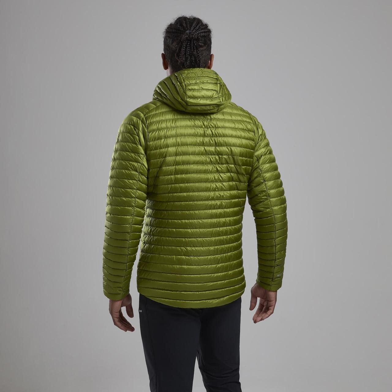 ANTI-FREEZE LITE HOODIE-ALDER GREEN-S pánská bunda zelená