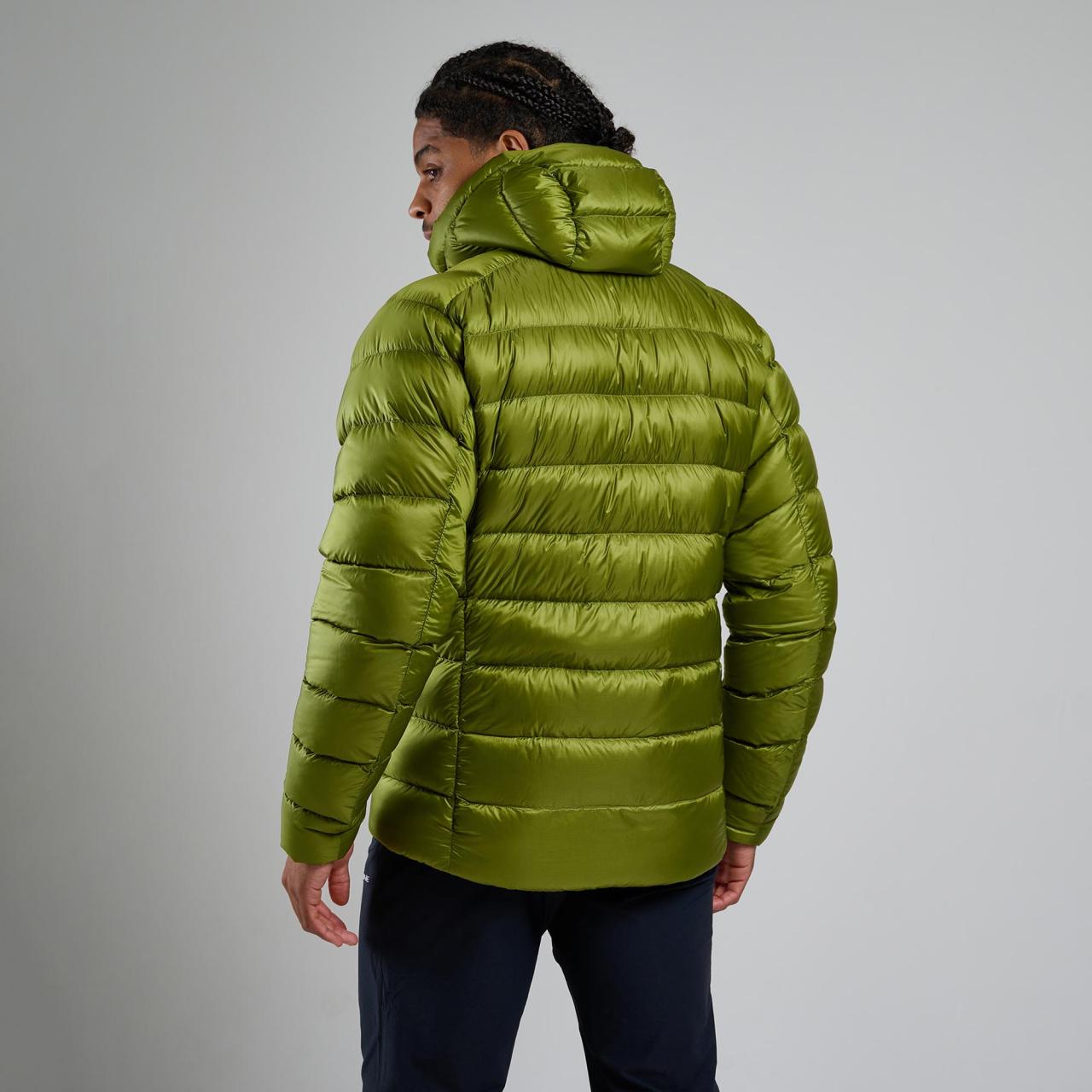 ANTI-FREEZE XT HOODIE-ALDER GREEN-M pánská bunda zelená