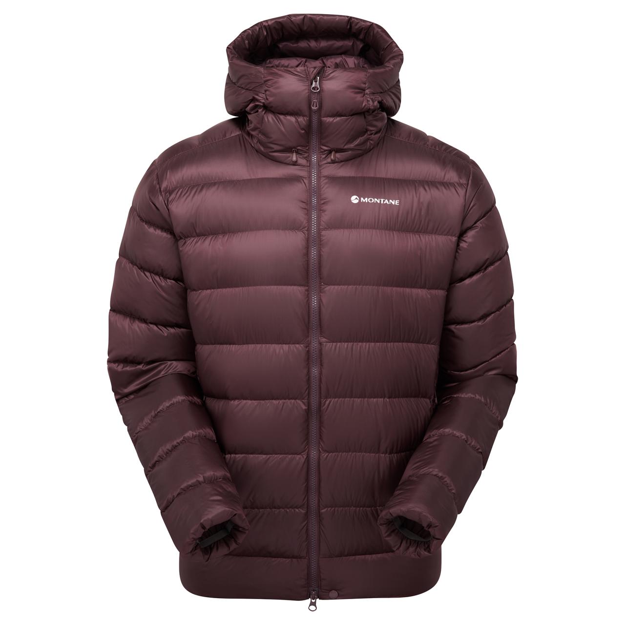 ANTI-FREEZE XT HOODIE-DARK GARNET-S pánská bunda hnědofialová