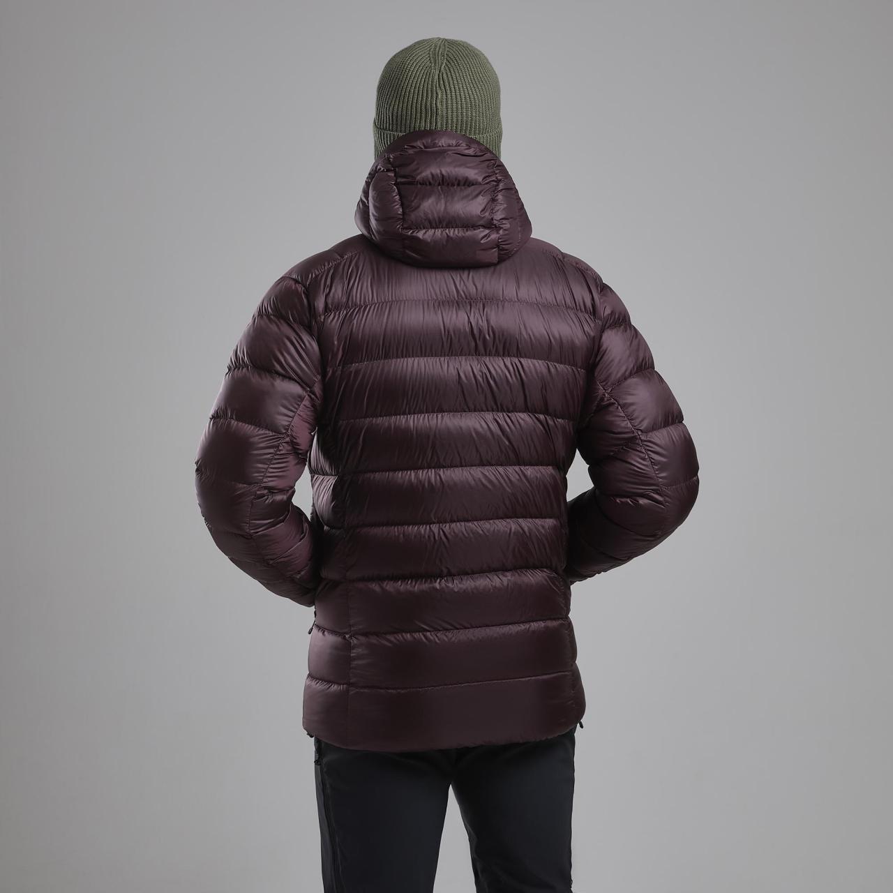 ANTI-FREEZE XT HOODIE-DARK GARNET-XL pánská bunda hnědofialová