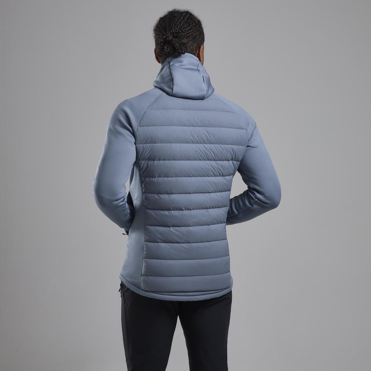 COMPOSITE HOODIE-STONE BLUE-XXL pánská bunda šedomodrá