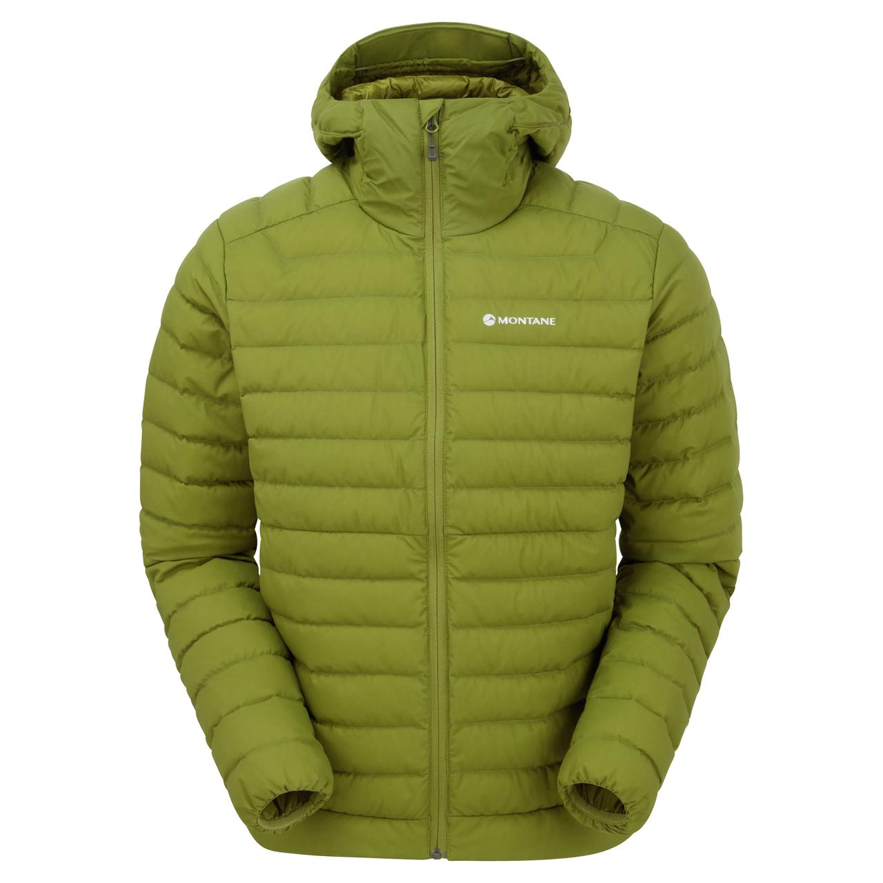 RESOLVE HOODIE-ALDER GREEN-M pánská bunda zelená