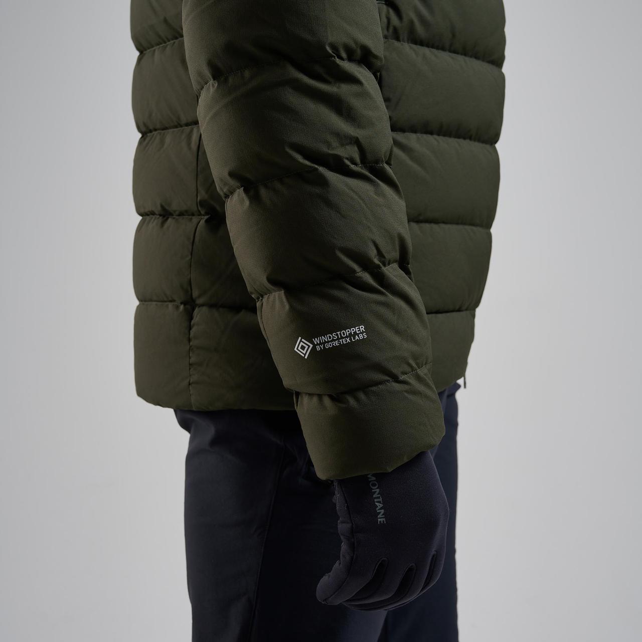 RESOLVE XT HOODIE-OAK GREEN-M pánská bunda zelená