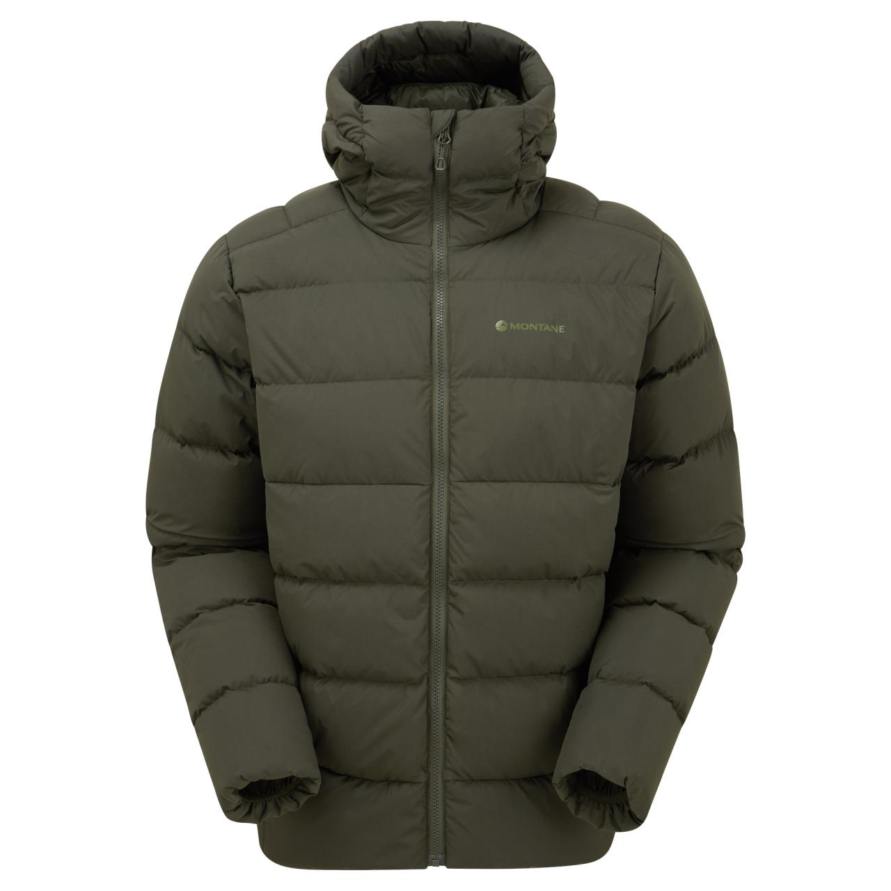 TUNDRA HOODIE-OAK GREEN-M pánská bunda zelená