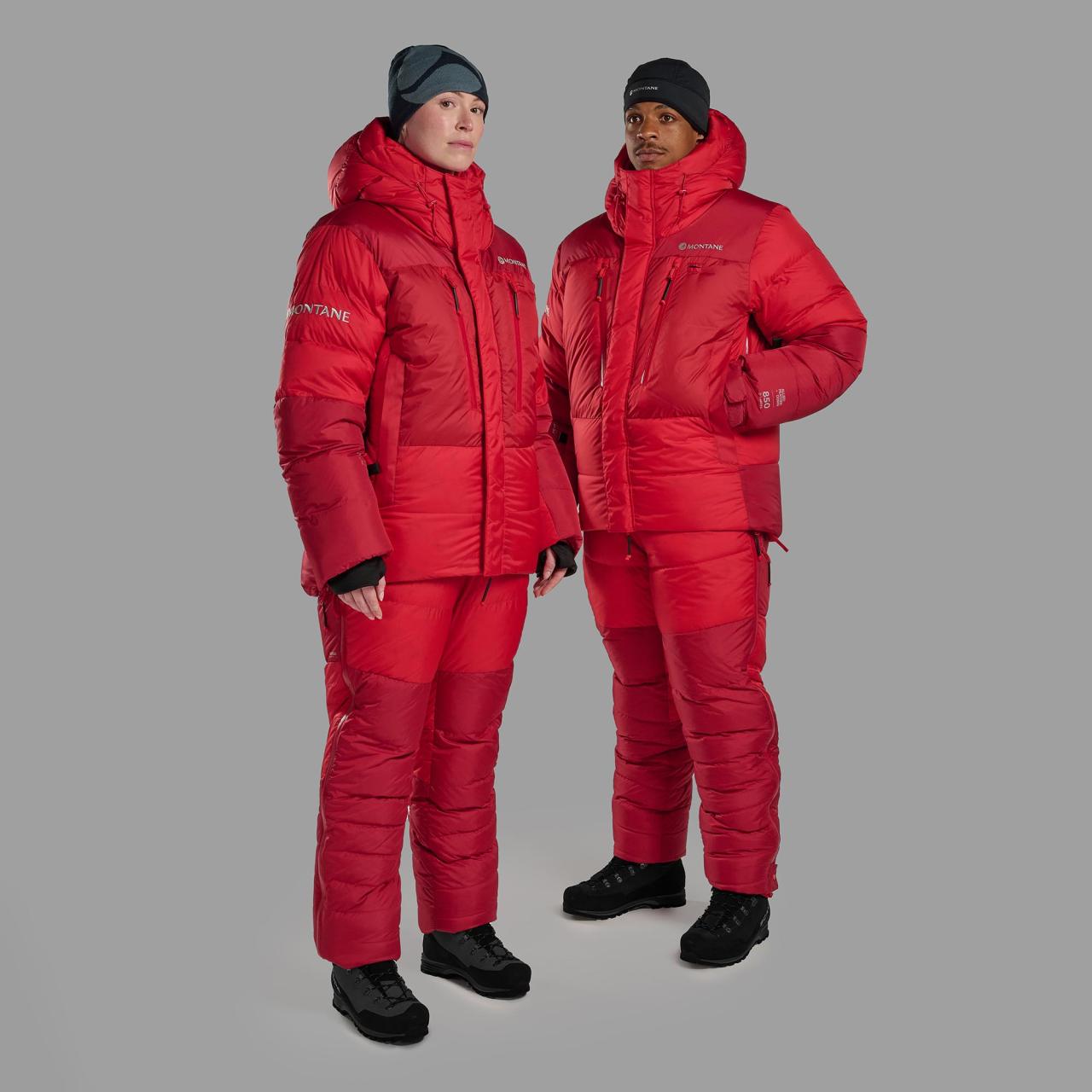 APEX 8000 DOWN JKT-ADRENALINE RED-M unisex bunda červená
