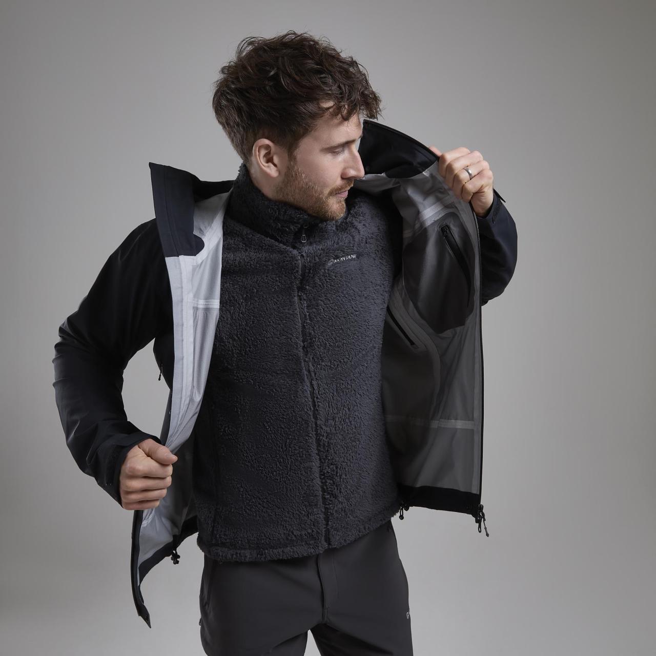 CALDUS JACKET-MIDNIGHT GREY-L pánská bunda tmavě šedá