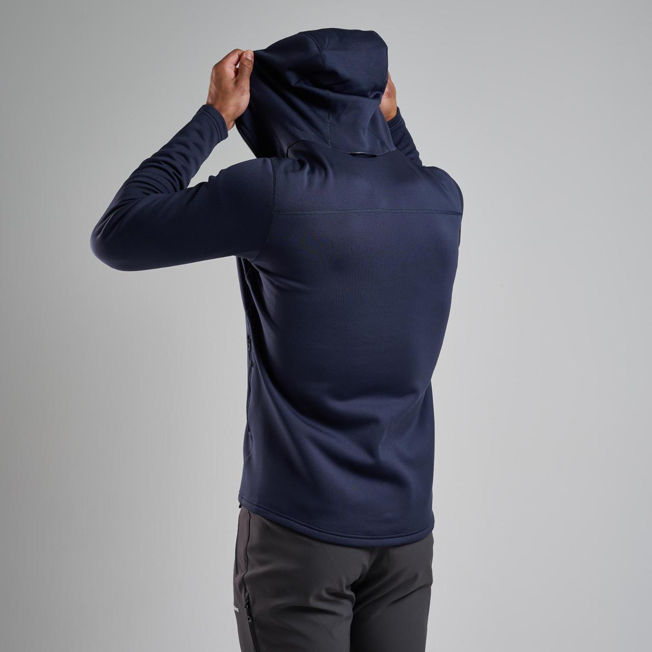 FURY HOODIE-ECLIPSE BLUE-S pánská mikina modrá