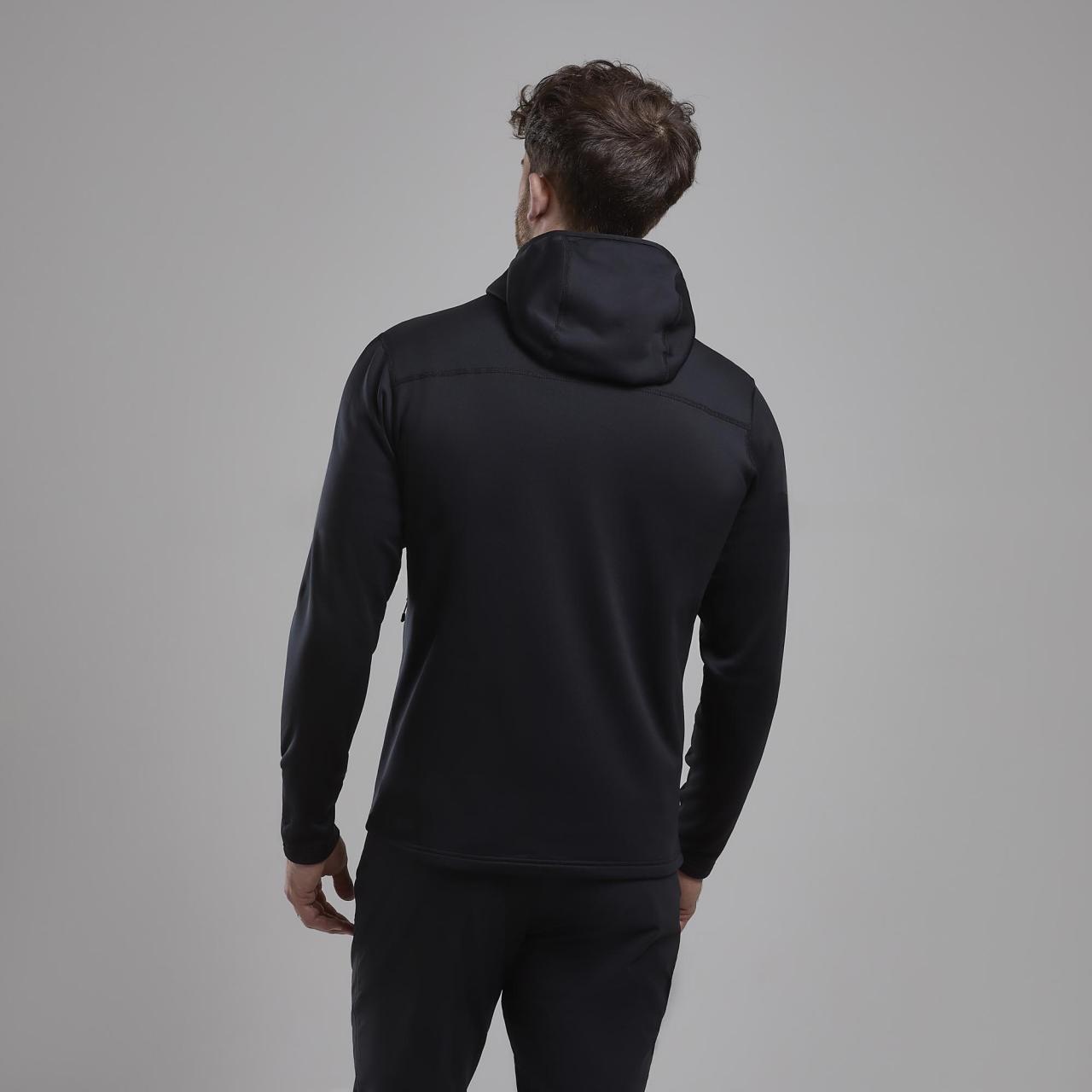 FURY LITE HOODIE-BLACK-L pánská mikina černá