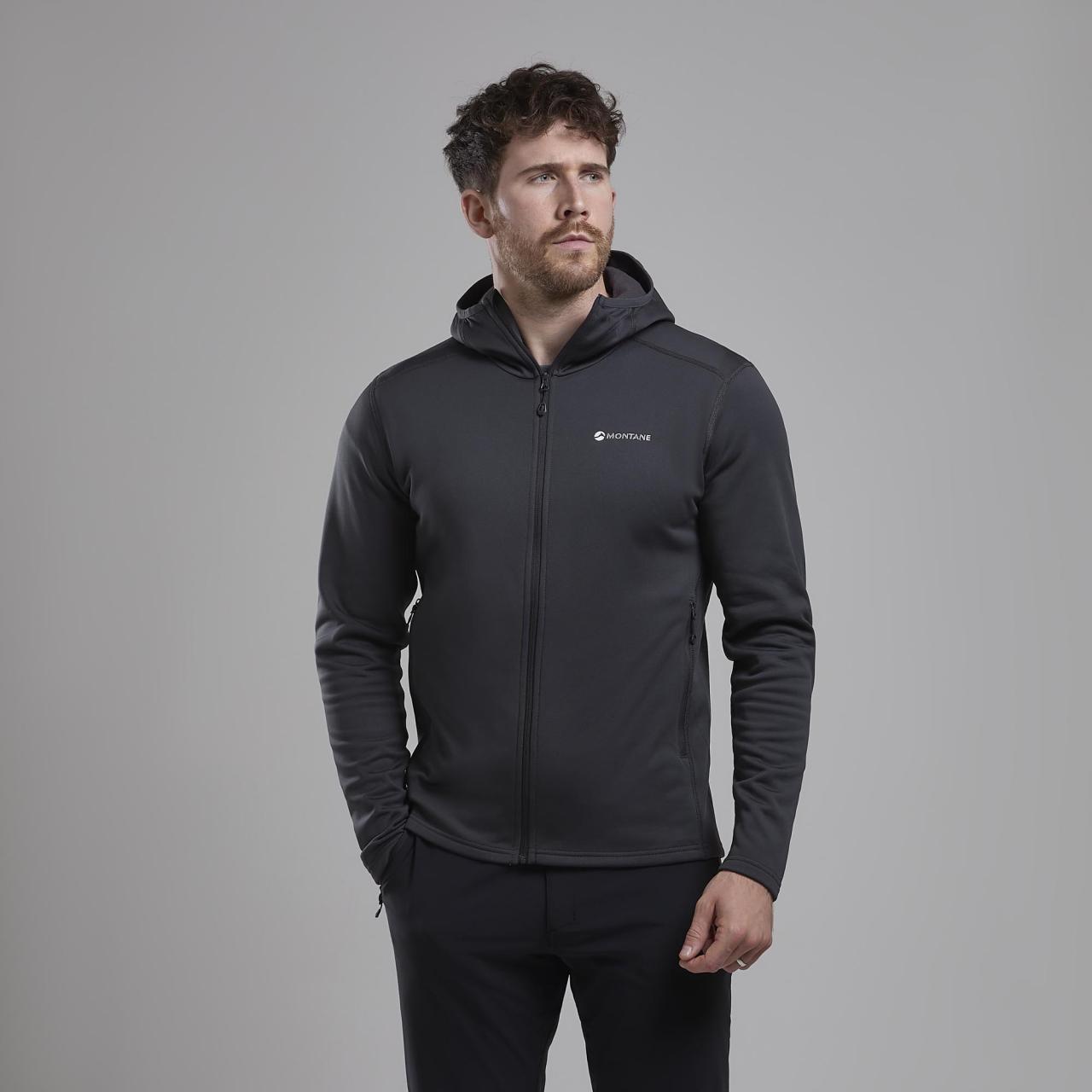 FURY LITE HOODIE-MIDNIGHT GREY-S pánská mikina tmavě šedá