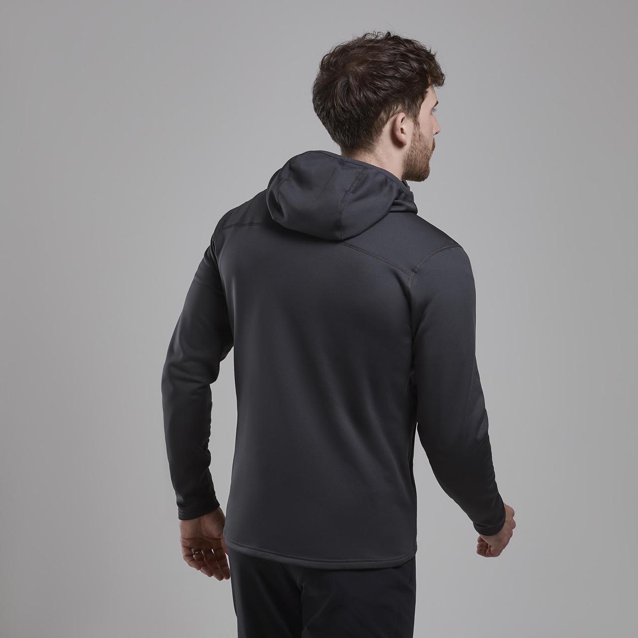 FURY LITE HOODIE-MIDNIGHT GREY-L pánská mikina tmavě šedá