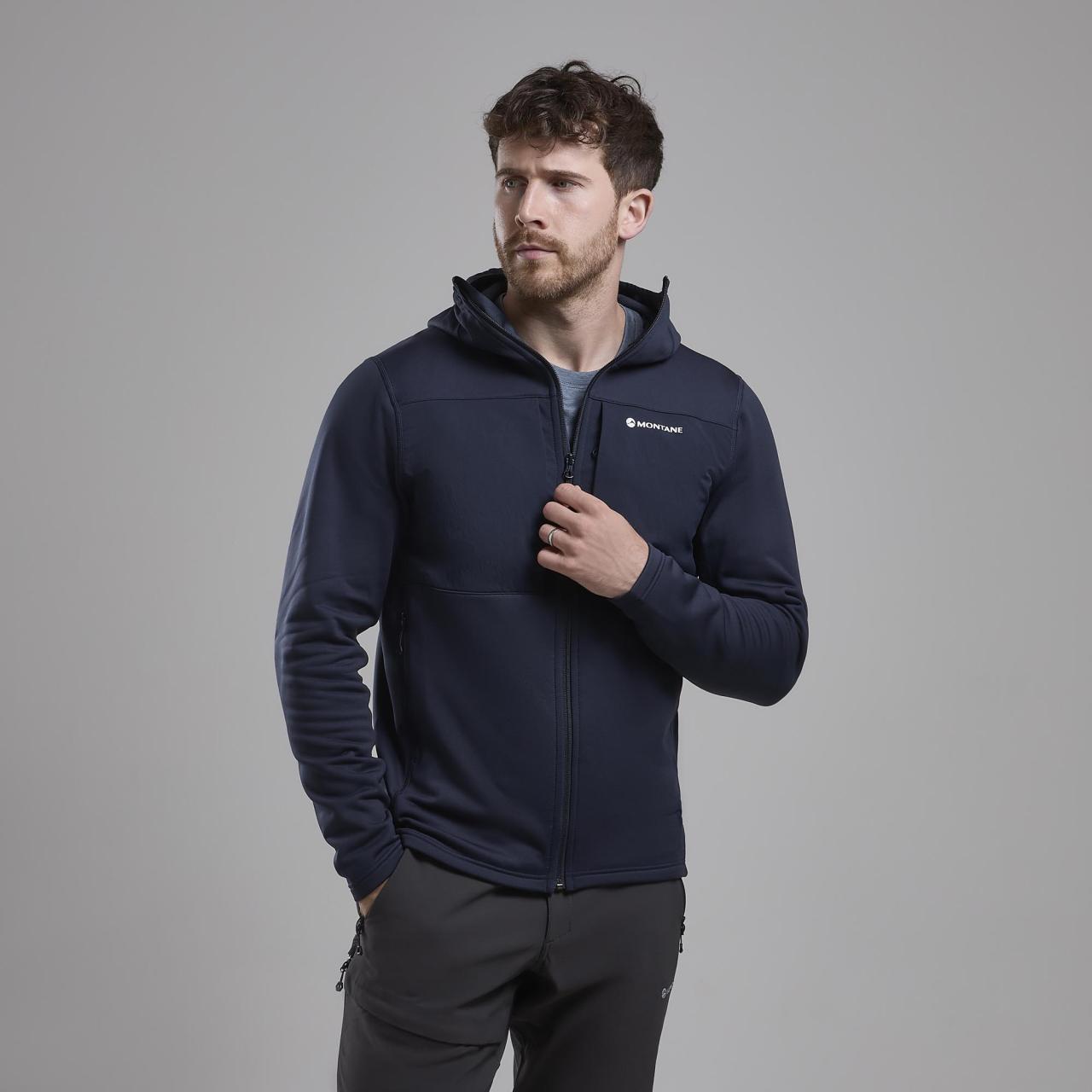 FURY XT HOODIE-ECLIPSE BLUE-S pánská mikina modrá