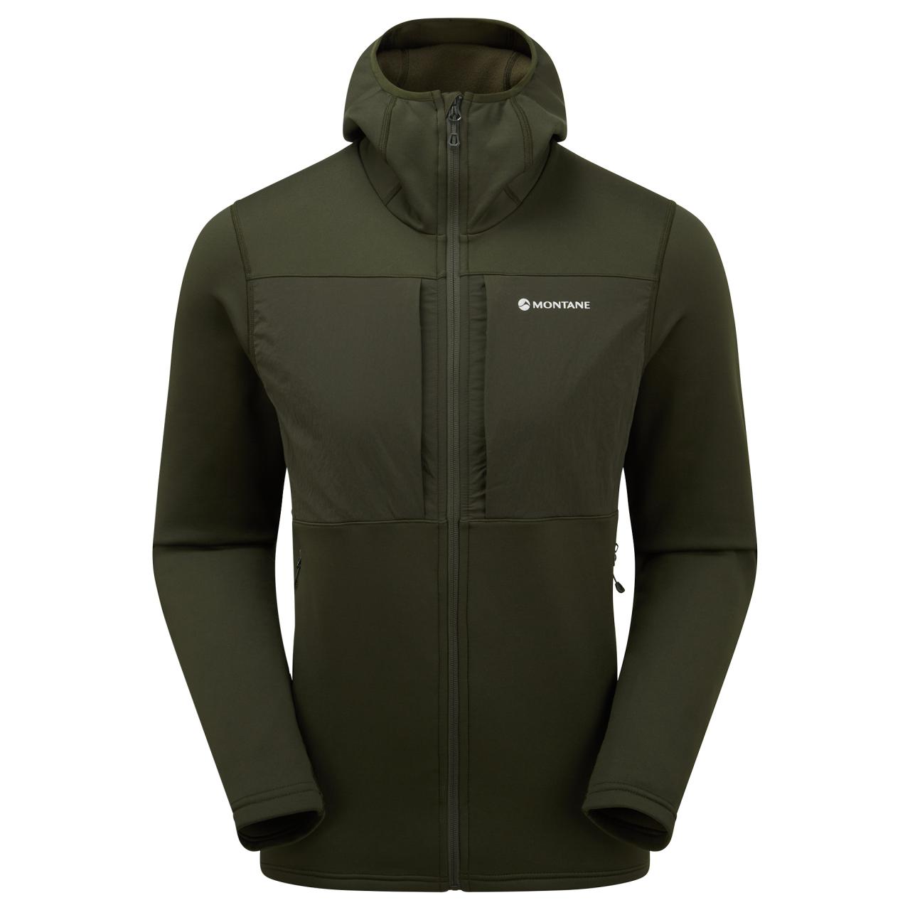 FURY XT HOODIE-OAK GREEN-S pánská mikina zelená