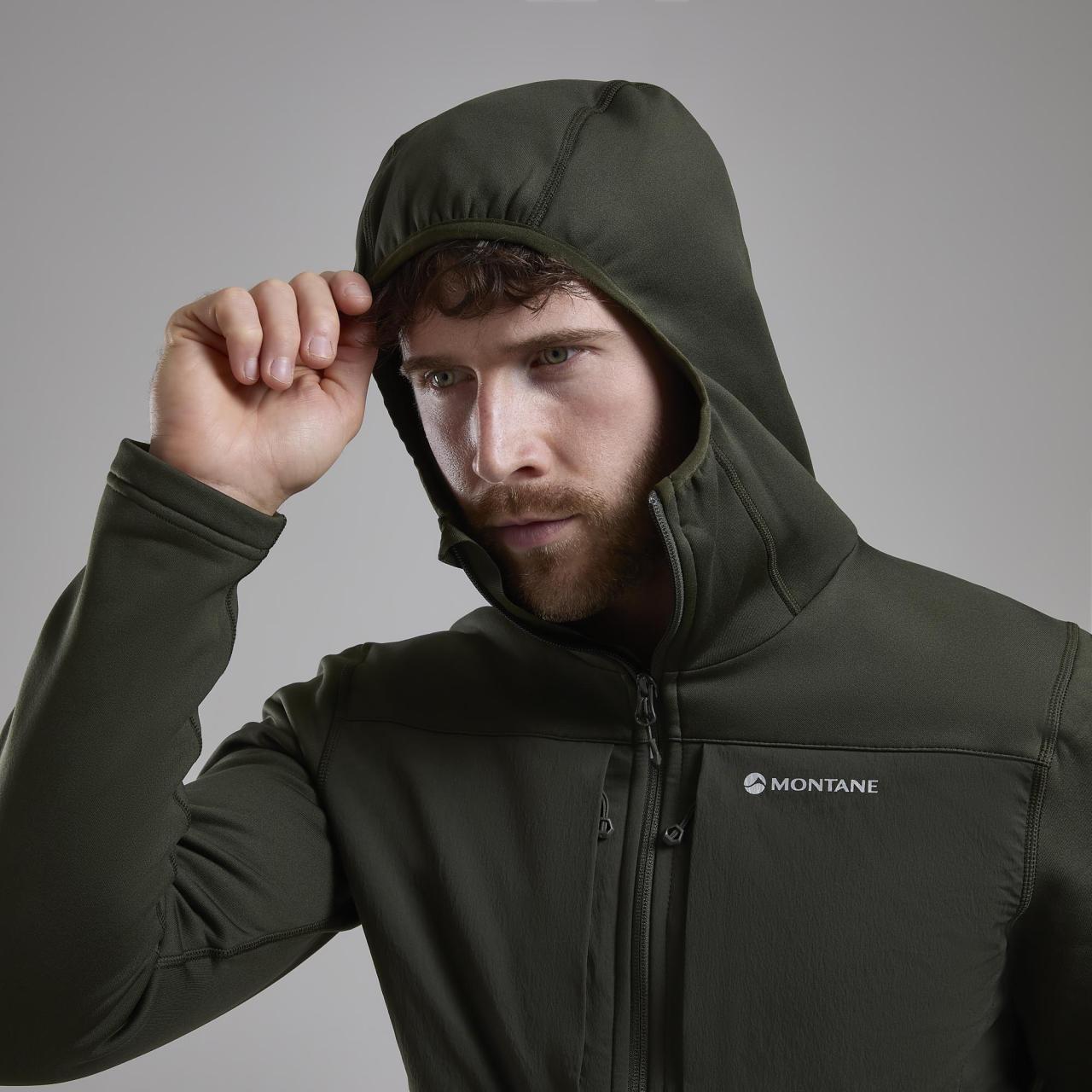 FURY XT HOODIE-OAK GREEN-L pánská mikina zelená