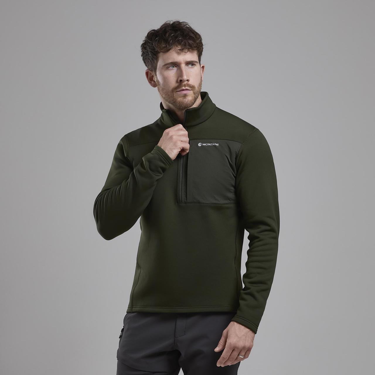 FURY XT PULL-ON-OAK GREEN-L pánská mikina zelená