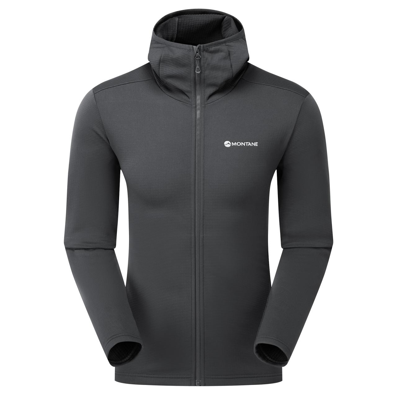 PROTIUM HOODIE-MIDNIGHT GREY-XXXL pánská mikina tmavě šedá