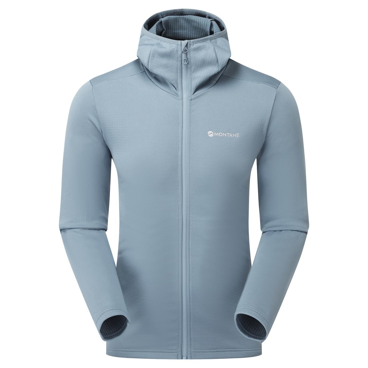 PROTIUM HOODIE-STONE BLUE-XL pánská mikina šedomodrá