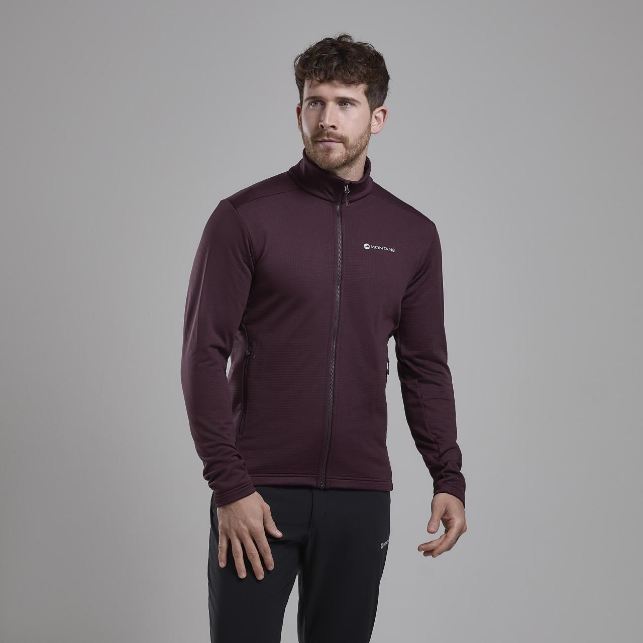 PROTIUM JACKET-DARK GARNET-S pánská bunda hnědofialová