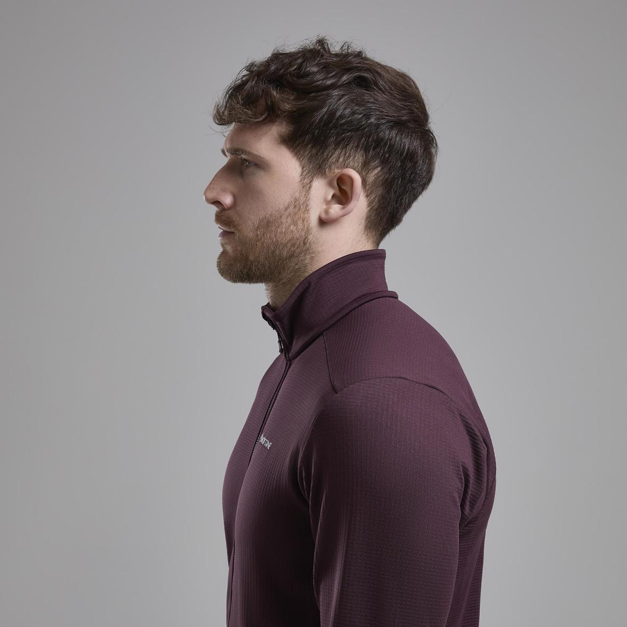 PROTIUM JACKET-DARK GARNET-S pánská bunda hnědofialová