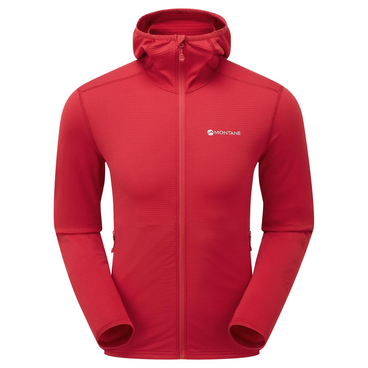 PROTIUM LITE HOODIE-ACER RED-L pánská mikina tmavě červená