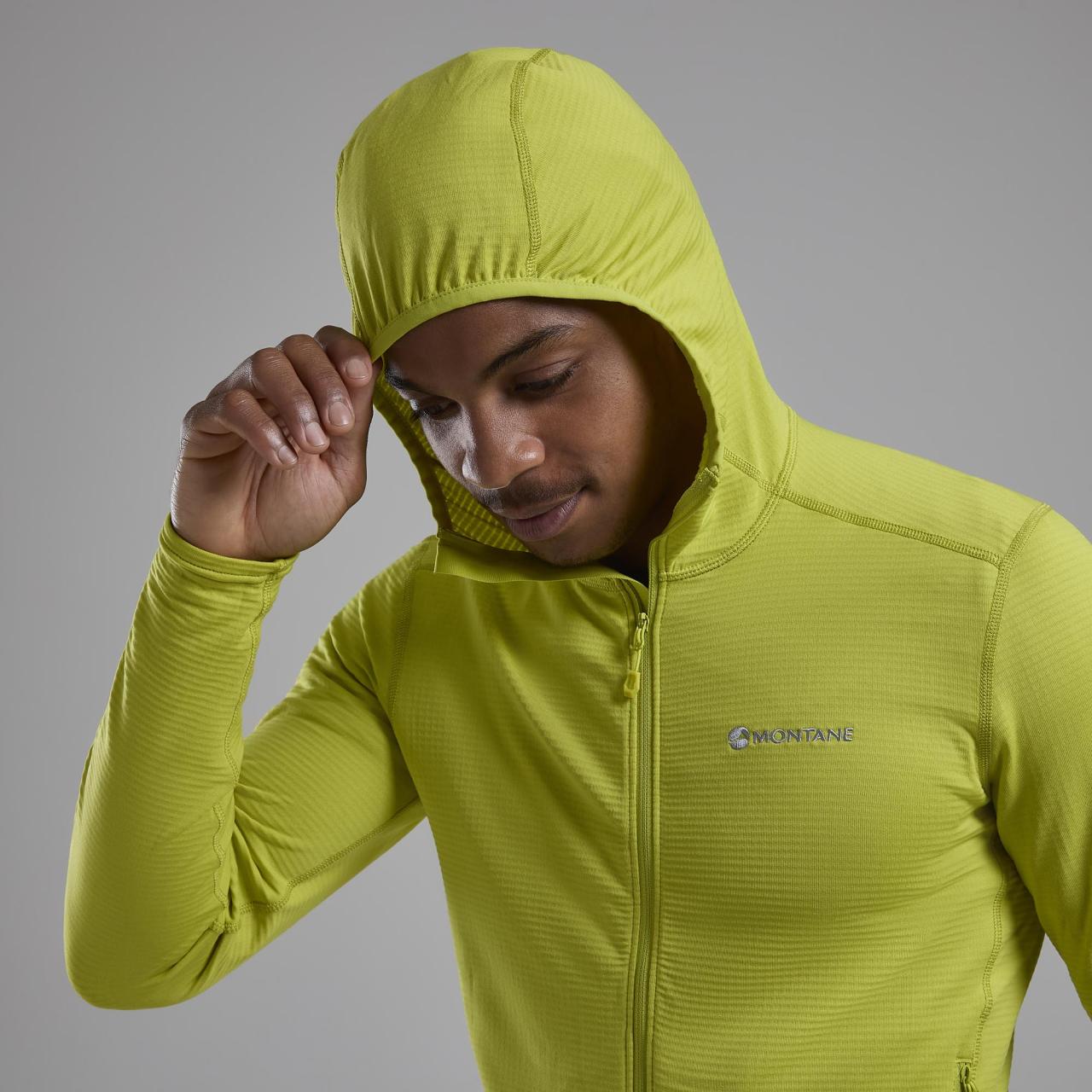 PROTIUM LITE HOODIE-CITRUS SPRING-L pánská mikina žlutozelená