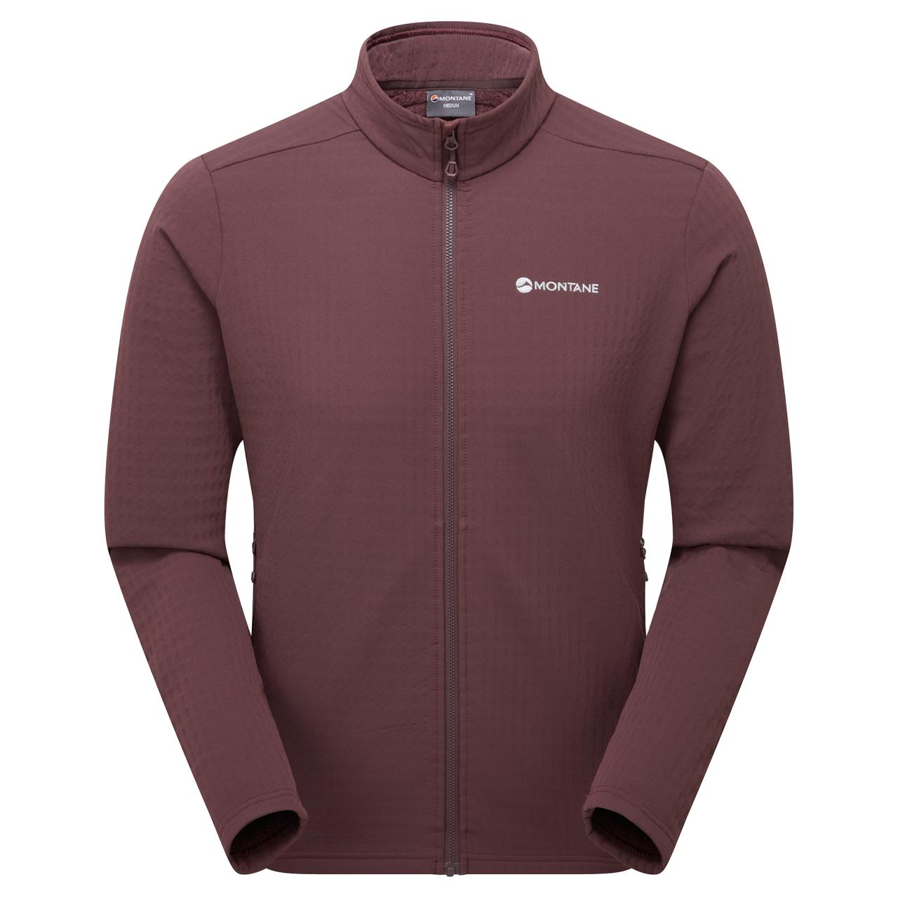 PROTIUM XT JACKET-DARK GARNET-S pánská mikina hnědofialová