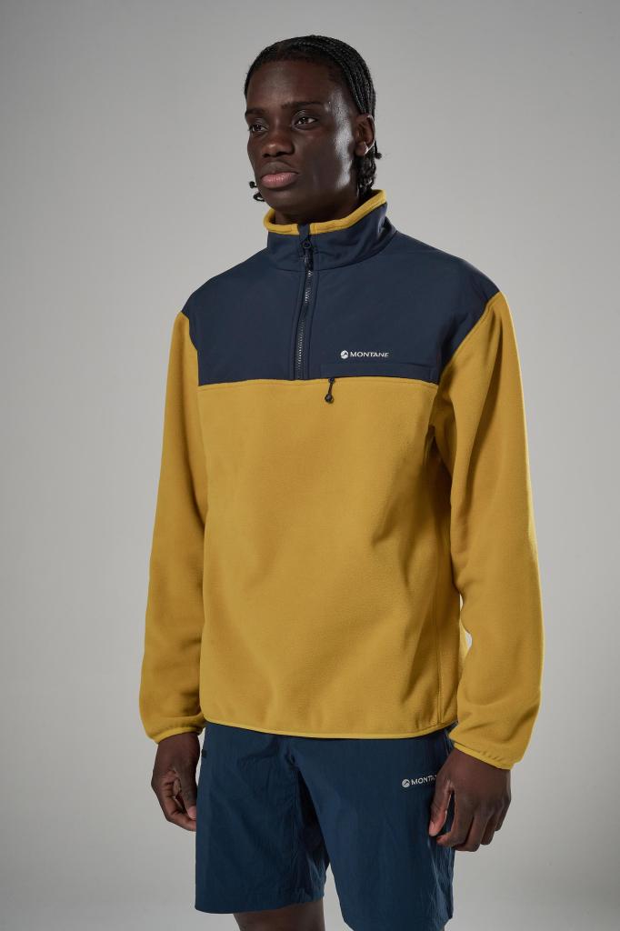 ROCO PULL ON-GINKGO GOLD-M pánská mikina žlutá