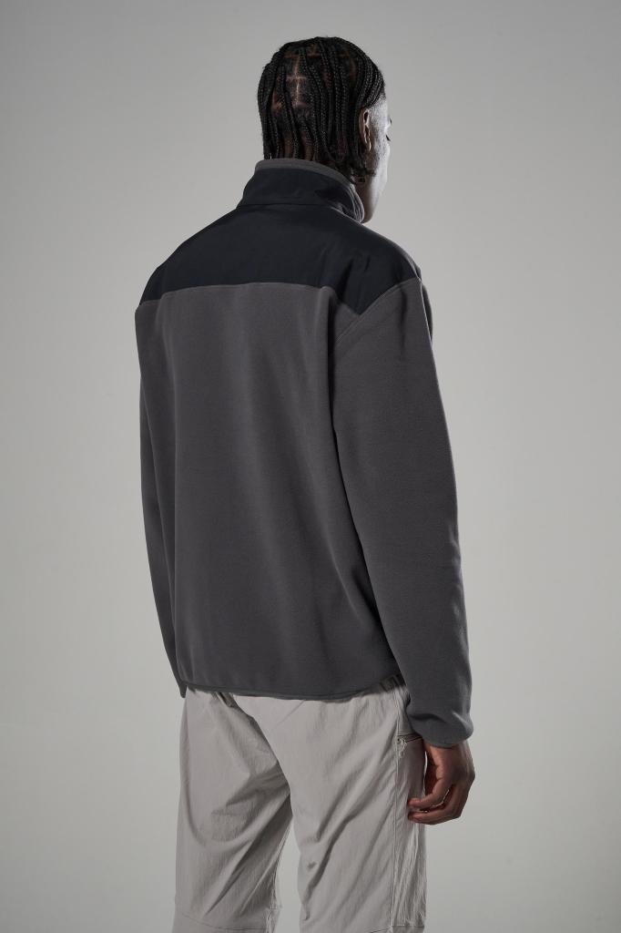 ROCO PULL ON-MIDNIGHT GREY-M pánská mikina tmavě šedá