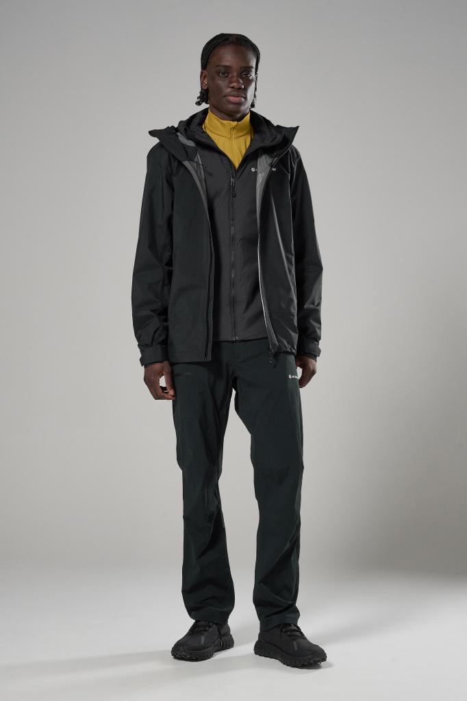 CAELUM PANTS REG LEG-BLACK-32/M pánské kalhoty černé