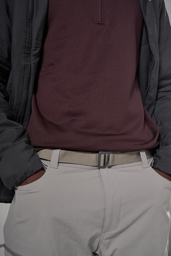 CAELUM PANTS REG LEG-RIDGE-32/M pánské kalhoty šedohnědé