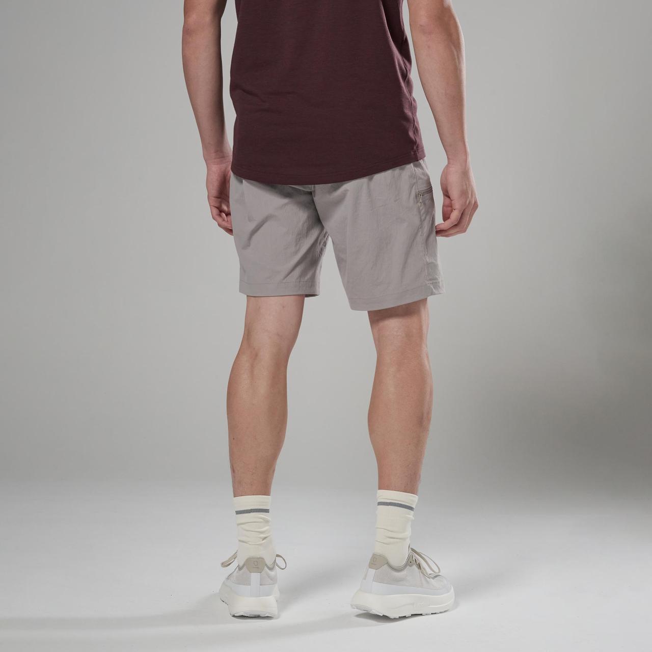 CAELUM SHORTS-RIDGE-32/M pánské kraťasy šedohnědé