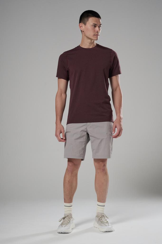 CAELUM SHORTS-RIDGE-32/M pánské kraťasy šedohnědé