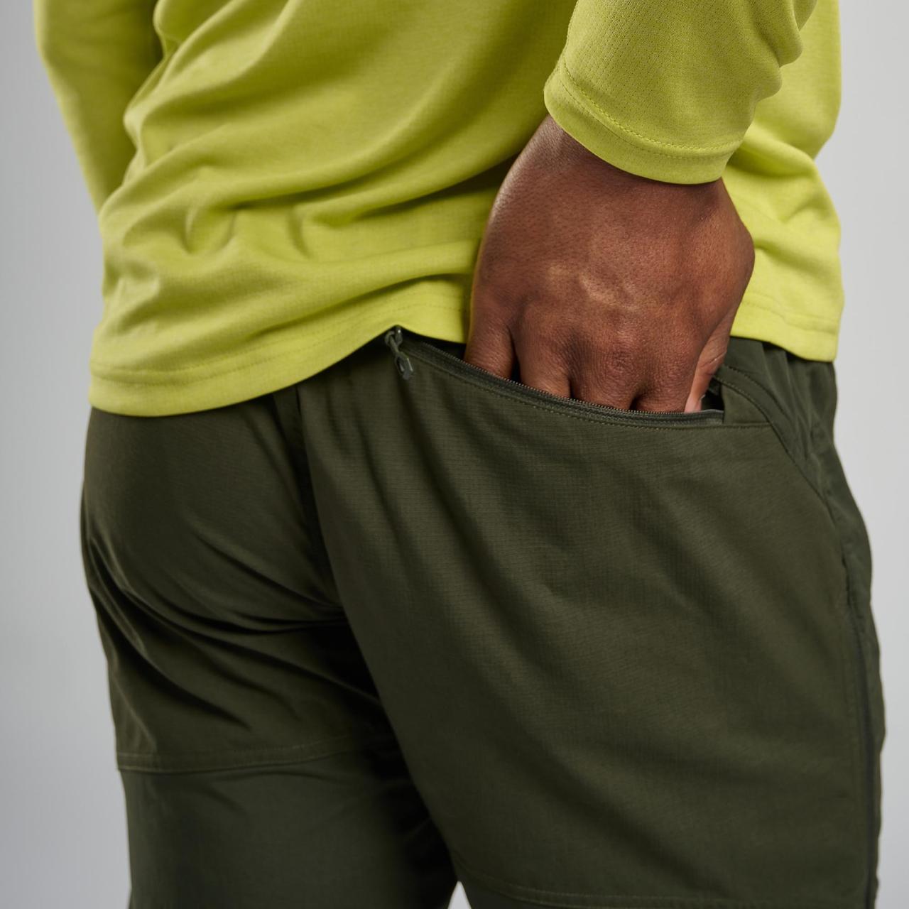 TERRA PANTS SHORT LEG-OAK GREEN-34/L pánské kalhoty zelené