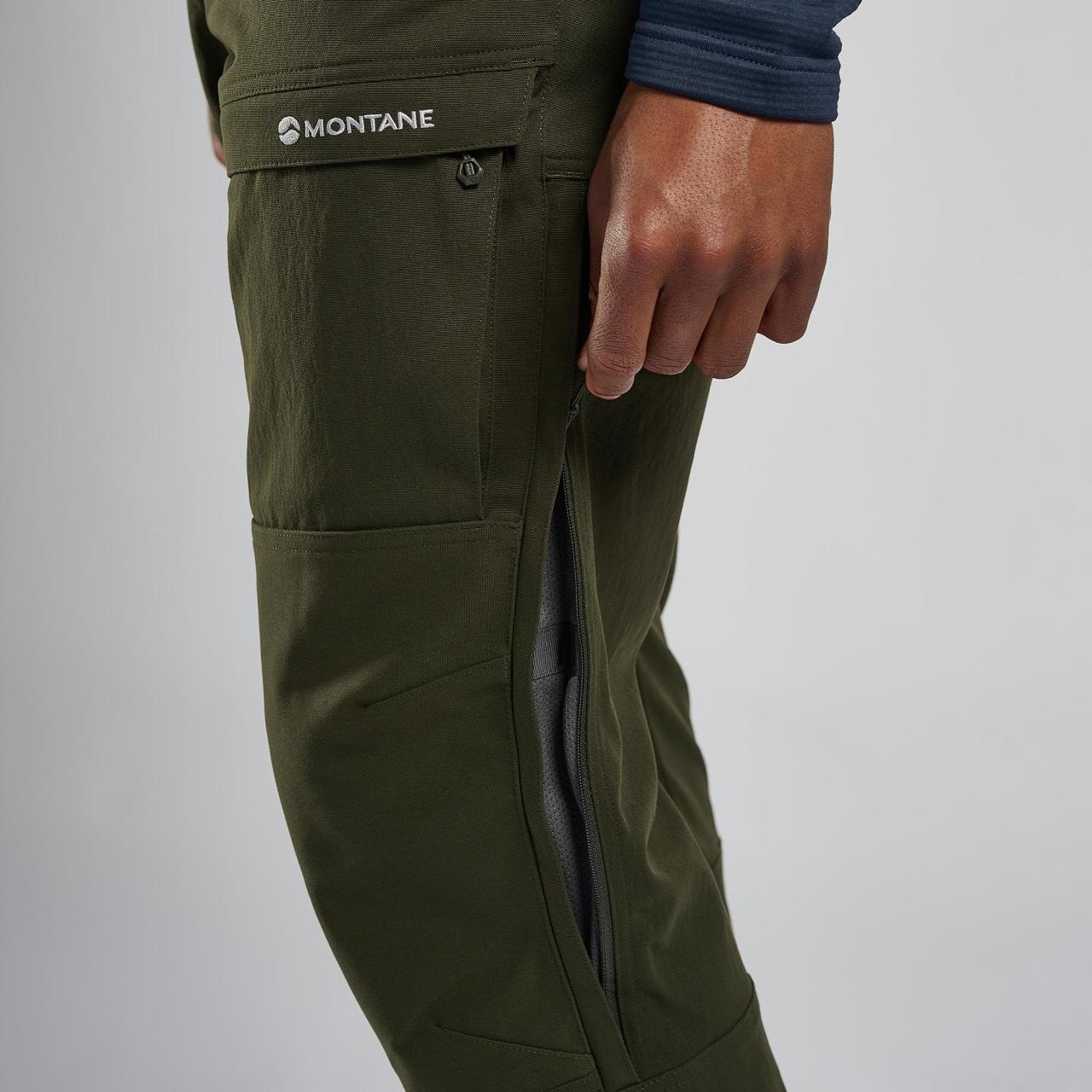 TERRA XT PANTS SHORT LEG-OAK GREEN-34/L Short pánské kalhoty zelné