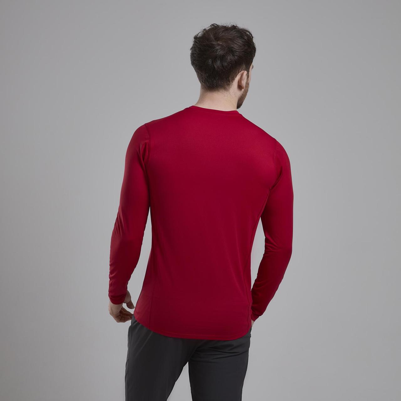 DART LITE LONG SLEEVE T-SHIRT-ACER RED-L pánské triko dlouhý ruk. tmavě červené